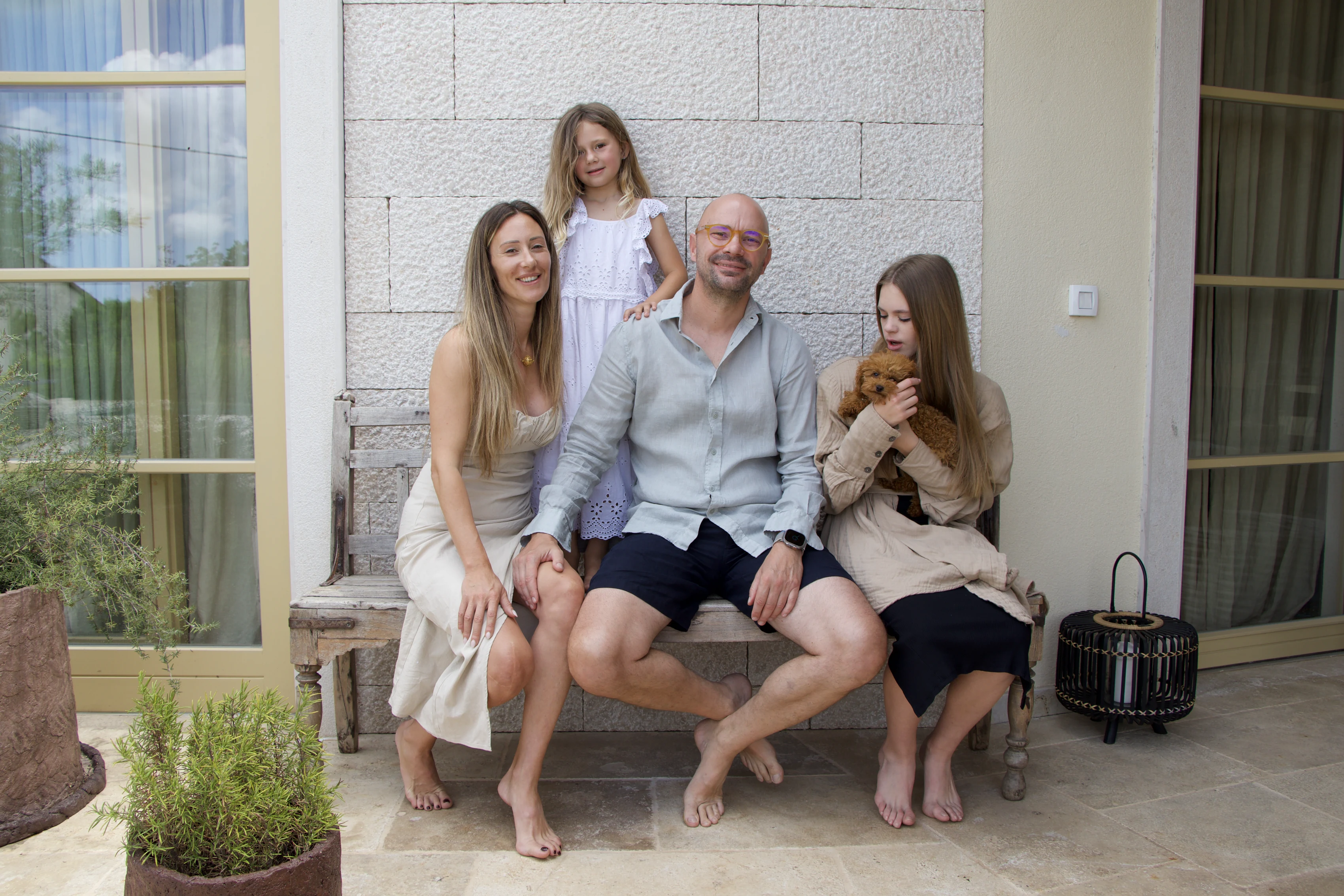 Andrea and Matija Radovcic with their family at LaMaison
