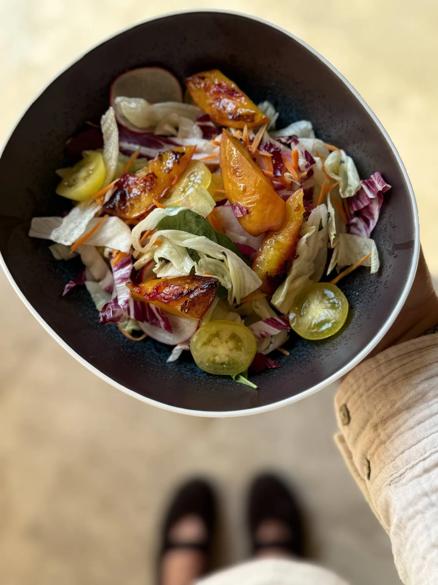 Ein Salat aus dem Küchengarten von LaMaison