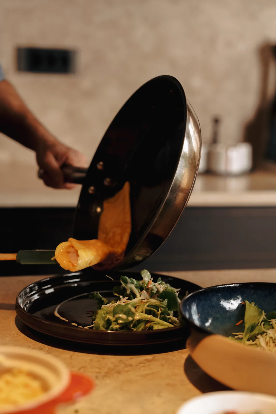 A warm dish served at LaMaison
