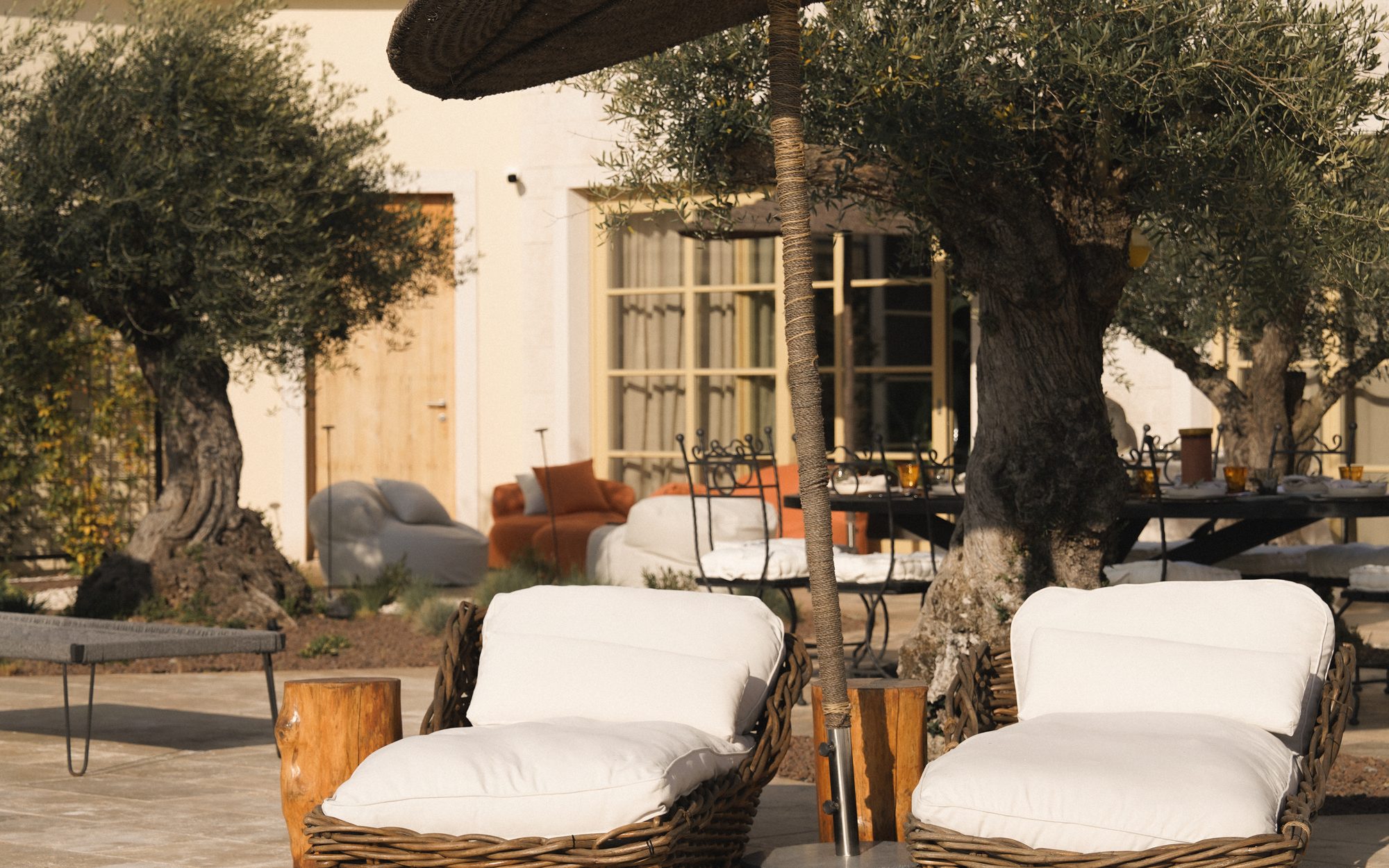 The pool and terrace at LaMaison